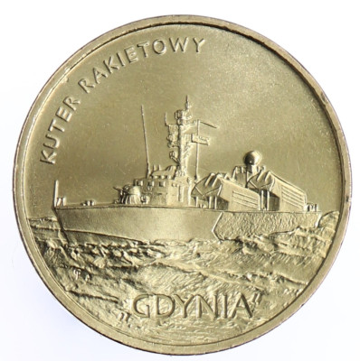 2 zł Kuter rakietowy &bdquo;Gdynia&rdquo;