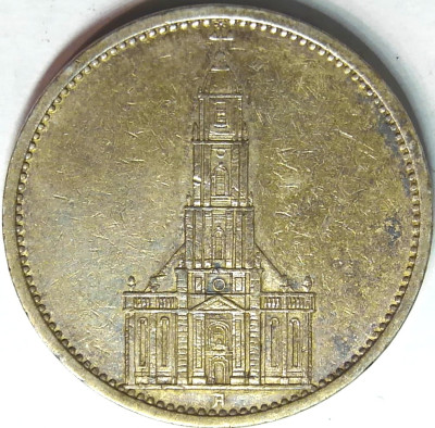 Niemcy, III Rzesza, 5 marek 1935 A, Kości&oacute;ł