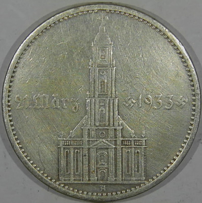 NIEMCY - 5 MAREK 1934 r A - kości&oacute;ł z datą
