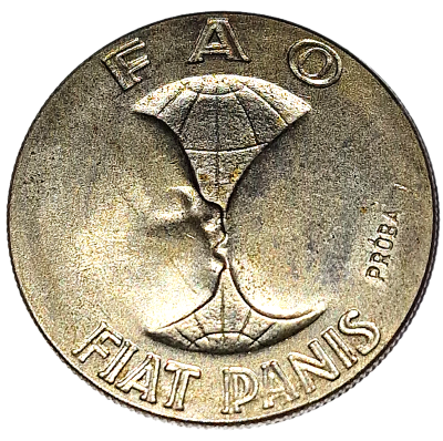 10 złotych (1971) - FAO - Fiat Panis pr&oacute;ba MN