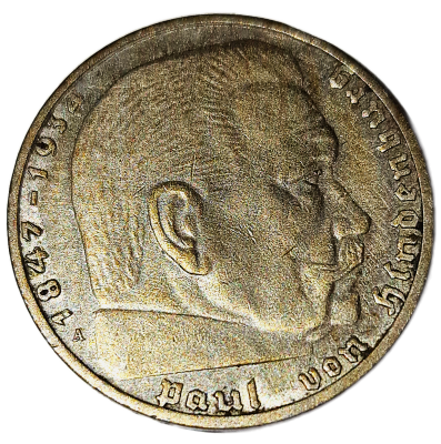 Niemcy, III Rzesza, 2 marki 1937 A