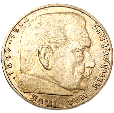 Niemcy, III Rzesza, 2 marki 1939 A