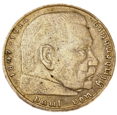 Niemcy, III Rzesza, 2 marki 1939 D