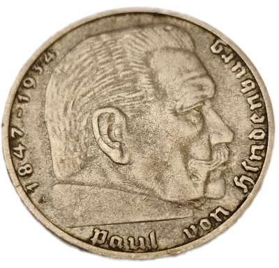 Niemcy, III Rzesza, 2 marki 1938 A