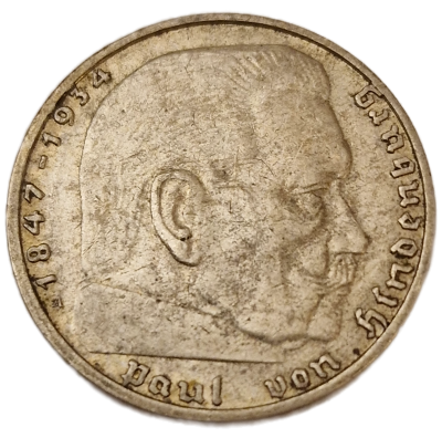 Niemcy, III Rzesza, 2 marki 1938 A