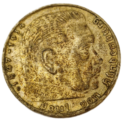 Niemcy, III Rzesza, 2 marki 1938 G