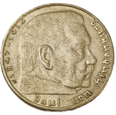 Niemcy, III Rzesza, 2 marki 1938 B