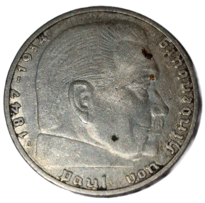 Niemcy, III Rzesza, 2 marki 1937 A