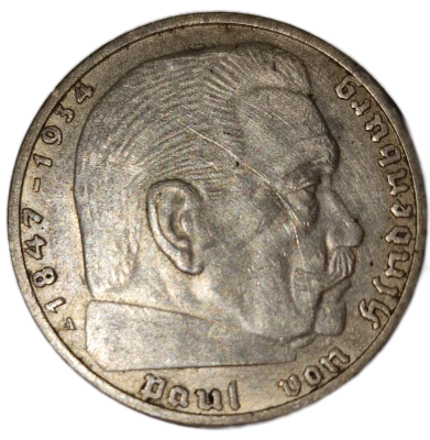 Niemcy, III Rzesza, 2 marki 1937 A