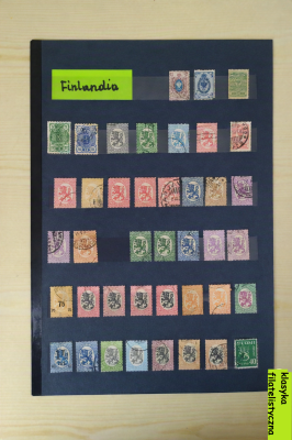 Znaczki , finlandia , XIX sty wiek