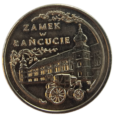 20000 złotych (1993) - Zamek w Łańcucie.