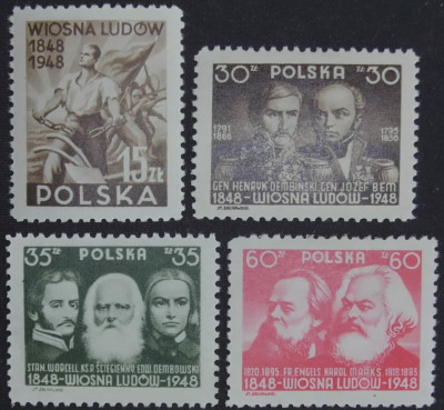 Fi 450-453 ** 1948 Wiosna Lud&oacute;w
