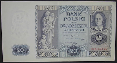 20 zł &ndash; 11 listopada 1936 r. DA II/III