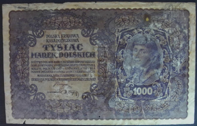1000 marek &ndash; 23 sierpnia 1919 r. II Serja BG