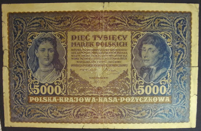 5000 marek &ndash; 7 lutego 1920 r. II Serja A