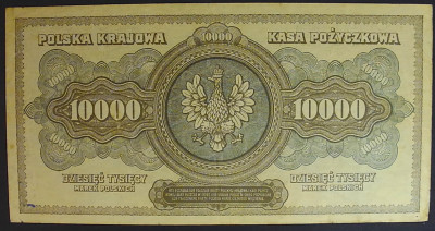 10 000 marek &ndash; 11 marca 1922 r. Seria I 5736987