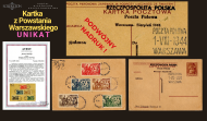 Fi 113 - 117 - Karta Cp 81 z nadrukiem FCp5 - UNIKAT