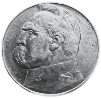 10 zł 1936 &ndash; J&oacute;zef Piłsudski &ndash; Srebro Ag 750.