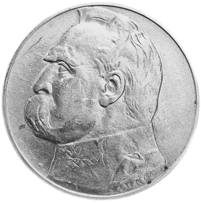 10 zł 1936 &ndash; J&oacute;zef Piłsudski &ndash; Srebro Ag 750..