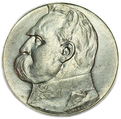 10 zł J&oacute;zef Piłsudski 1936 &ndash; Srebro Ag. 750