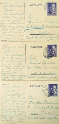 4x 1944 Ob&oacute;z Reichsbahn - Powst. Warszawskie RZADKIE