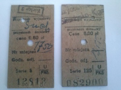 Bilety PKSu