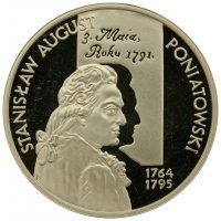 2005 r. 10 zł. St. August Poniatowski.