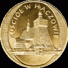2006 r.  2 zł. Kości&oacute;ł w Haczowie.