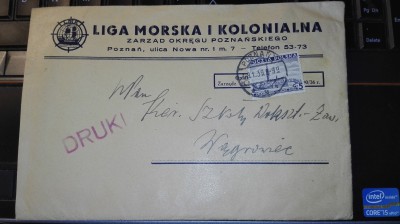 Koperta ze znaczkiem11 - lata trzydzieste