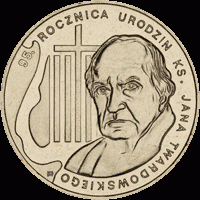 2010 r 2 zł. 95. Urodziny Ks. Jana Twardowskiego