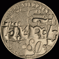2010 r. 2 zł. Sierpień 1980.