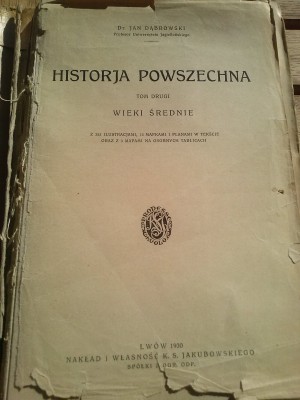 Dąbrowski Jan - Historja powszechna, t. II, 1930