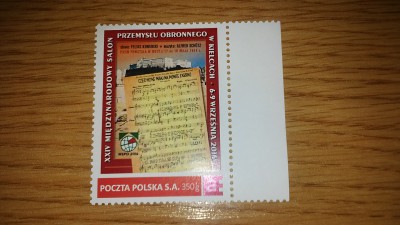 Znaczek okolicznośc z MSPO 2016