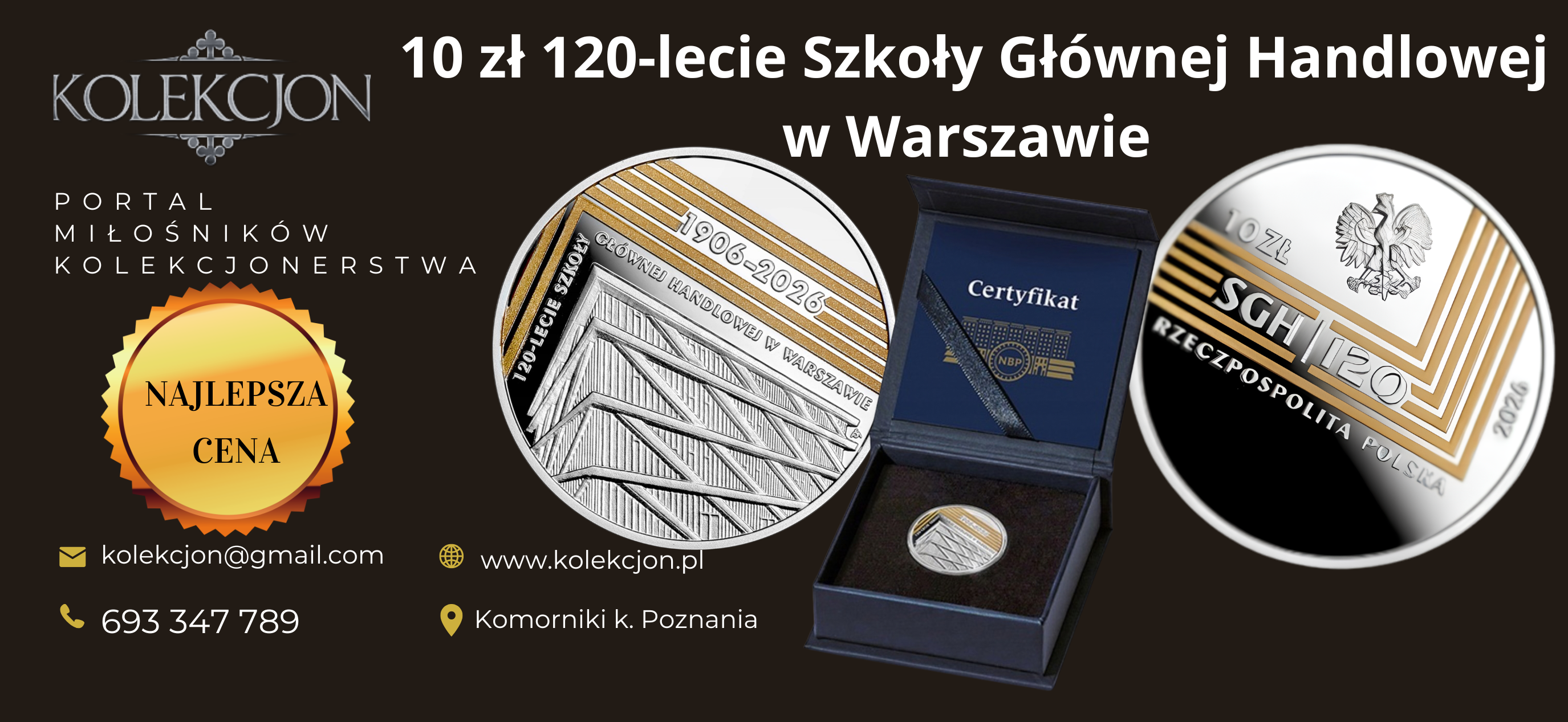10 zł 120 lecie SGH